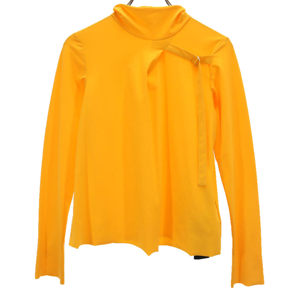 ユナイテッドトウキョウ 未使用 NIIGATA 日本製 長袖 ストロボカラー カットソー 0 オレンジ UNITED TOKYO タグ付き レディース