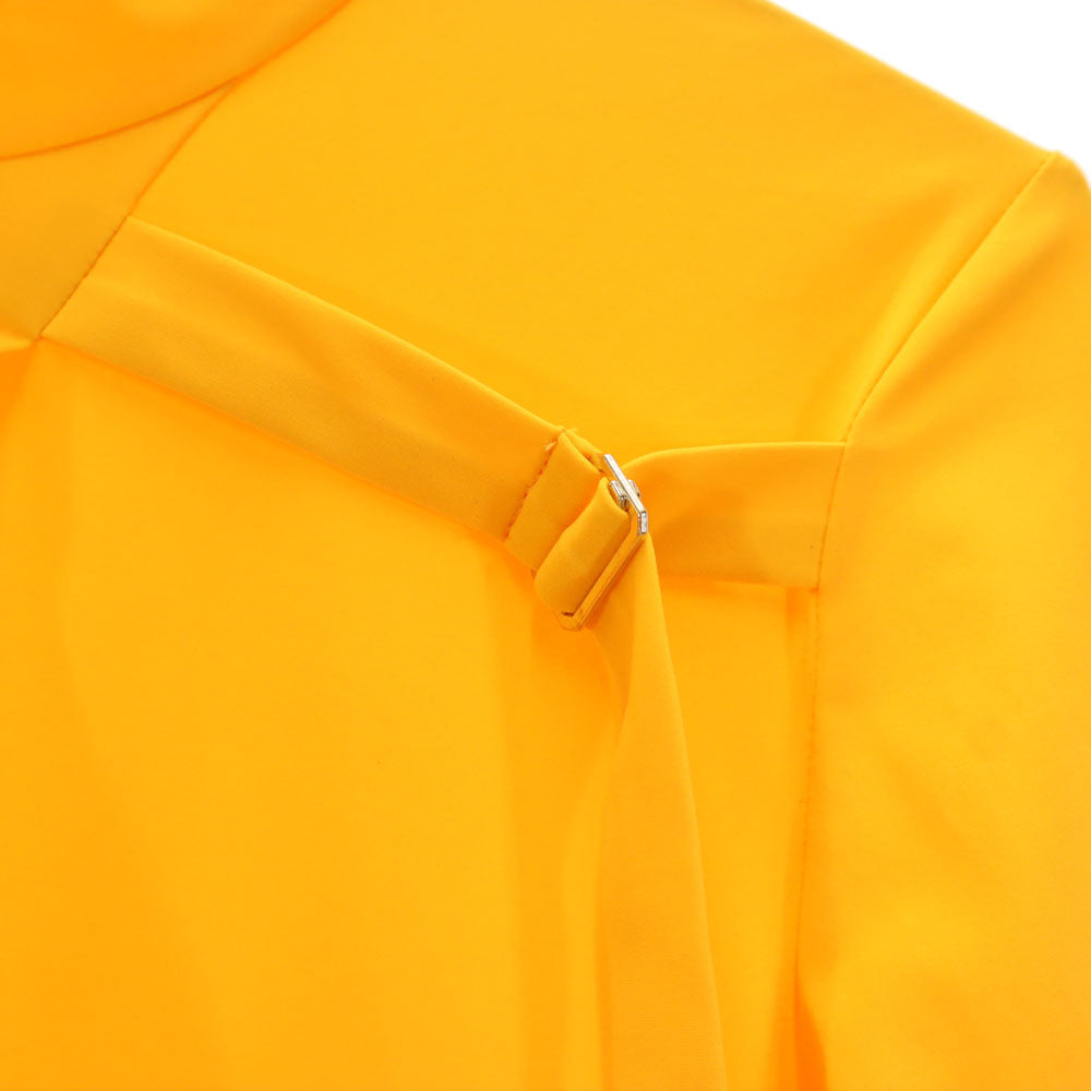 ユナイテッドトウキョウ 未使用 NIIGATA 日本製 長袖 ストロボカラー カットソー 0 オレンジ UNITED TOKYO タグ付き レディース