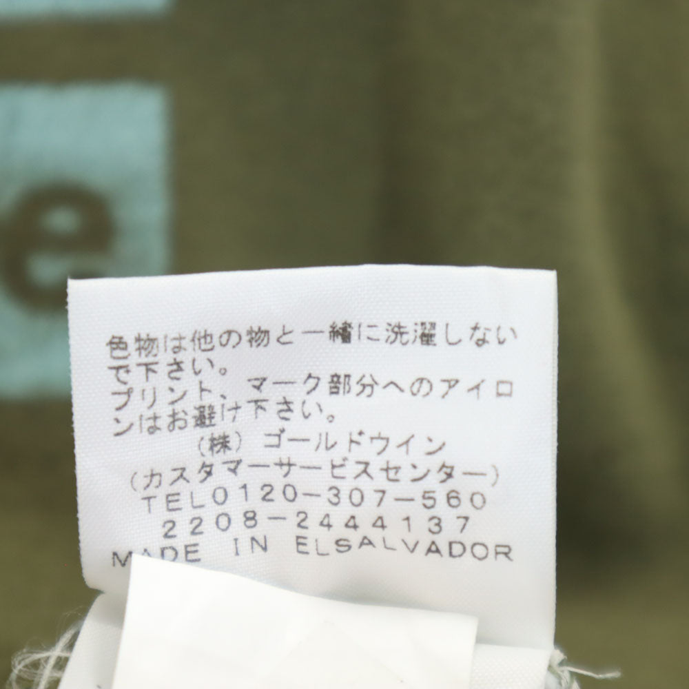 ノースフェイス シュプリーム コラボ NT023091 半袖 プリンティド ポケット Tシャツ M カーキ THE NORTH FACE x Supreme Printed Pocket Tee メンズ