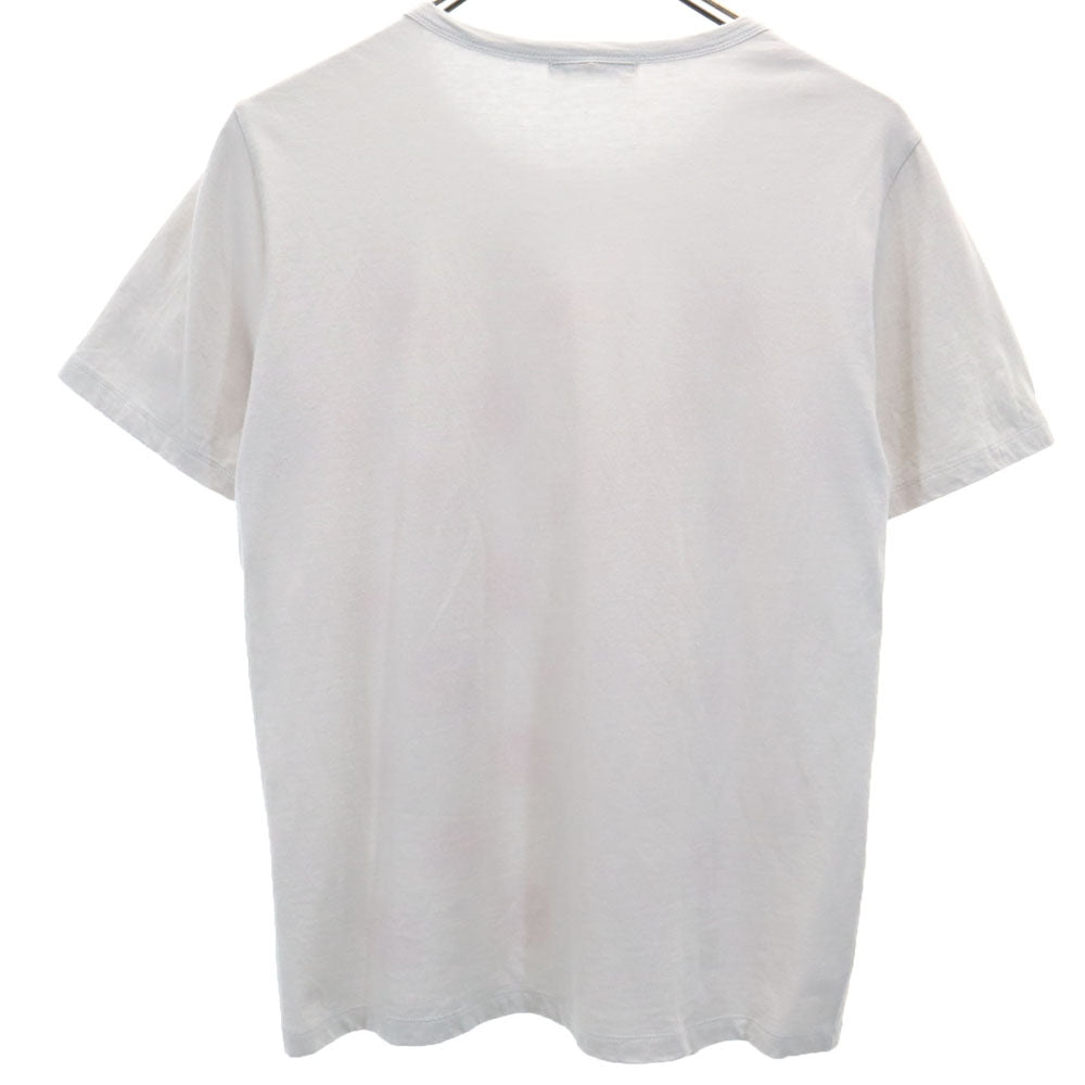 ワイズフォーリビング 日本製 ドット柄 半袖 Tシャツ グレー×レッド系 Y's for living レディース