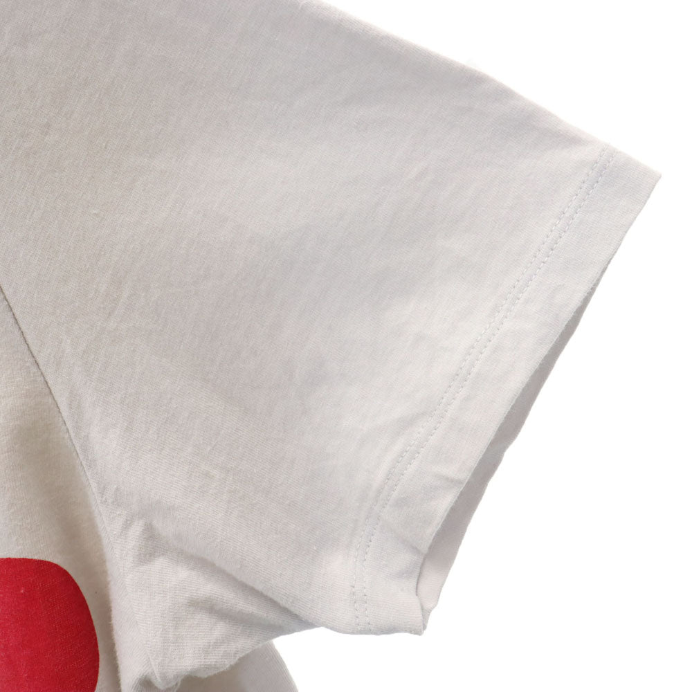 ワイズフォーリビング 日本製 ドット柄 半袖 Tシャツ グレー×レッド系 Y's for living レディース