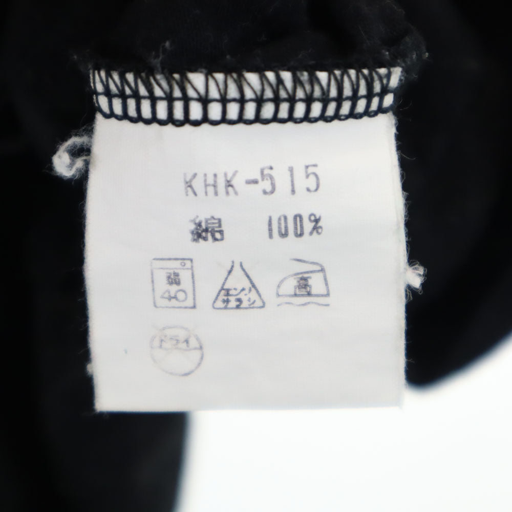 ケンゾージーンズ 90s 日本製 北斎タグ オールド プリント 半袖 Tシャツ FREE ブラック系 KENZO JEANS メンズ