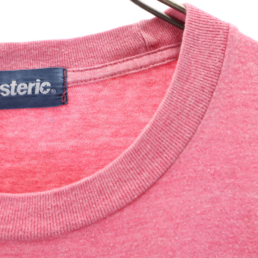 ヒステリック 日本製 プリント 半袖 Tシャツ FREE ピンク系 HYSTERIC レディース