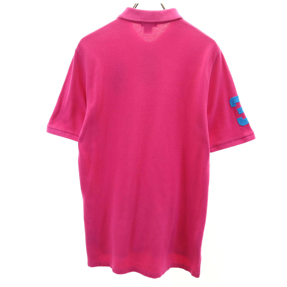 ポロバイラルフローレン ビッグポニー 半袖 ポロシャツ XL(18-20) ピンク Polo by Ralph Lauren 鹿の子地 キッズ