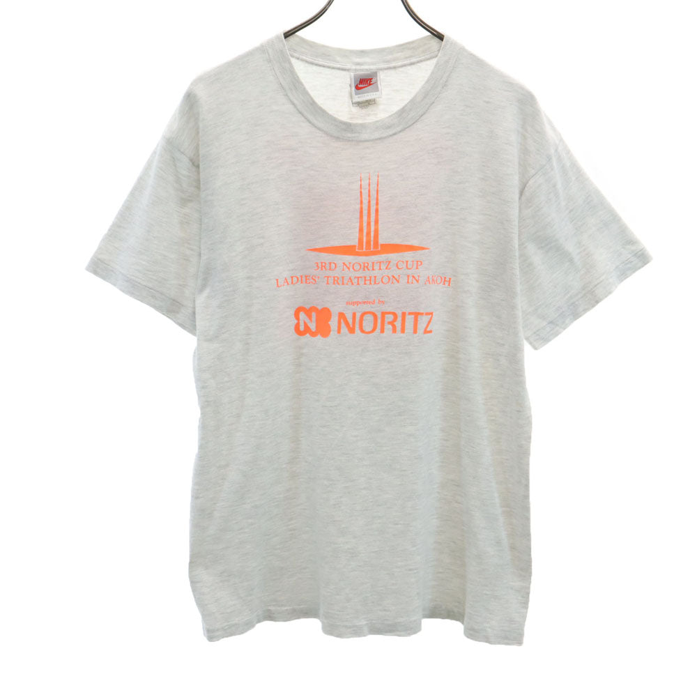 ナイキ 90s USA製 オールド 半袖 Tシャツ M グレー NIKE メンズ