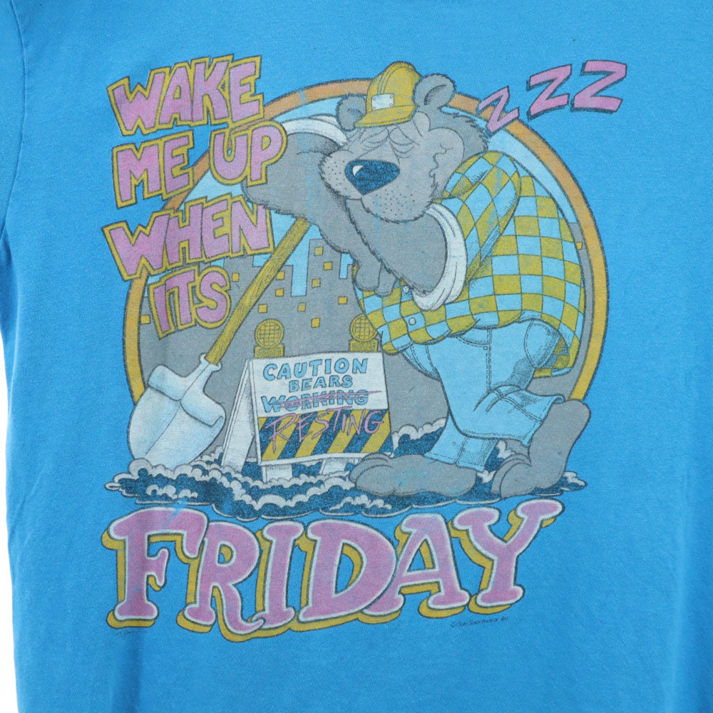 ONEITA オニータ 90s USA製 オールド 半袖 Tシャツ L 水色 POWER-T メンズ