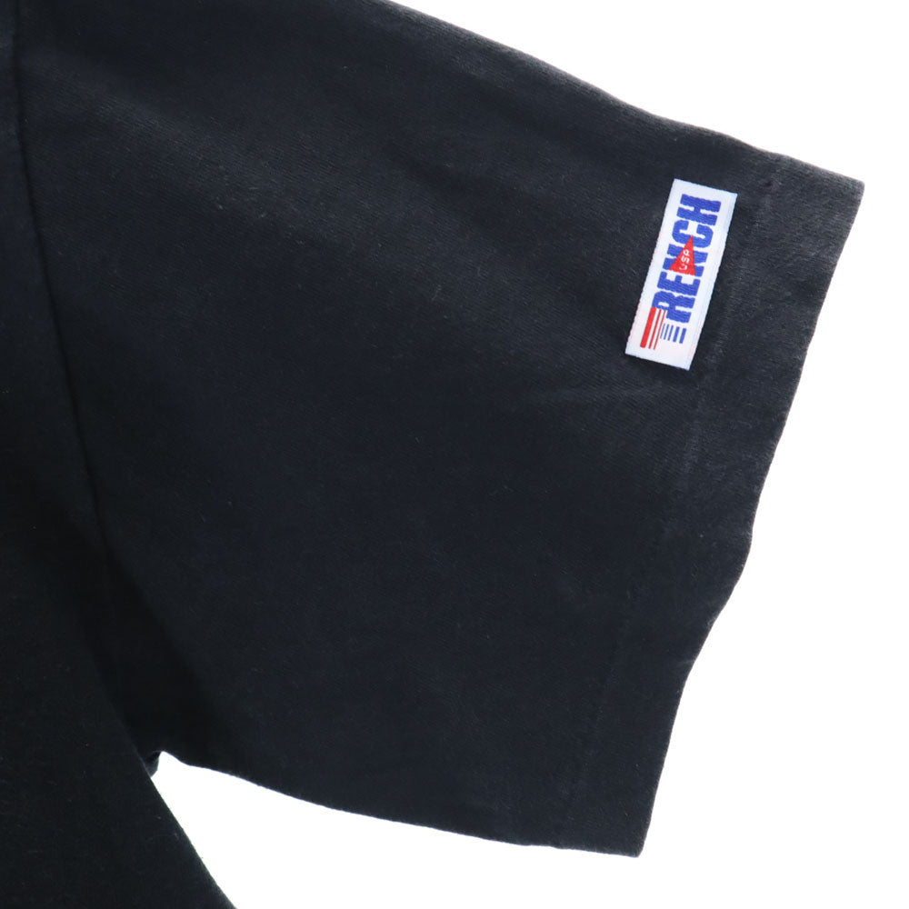 トレンチ 90s USA製 オールド NHL 半袖 Tシャツ XL 黒 TRENCH メンズ