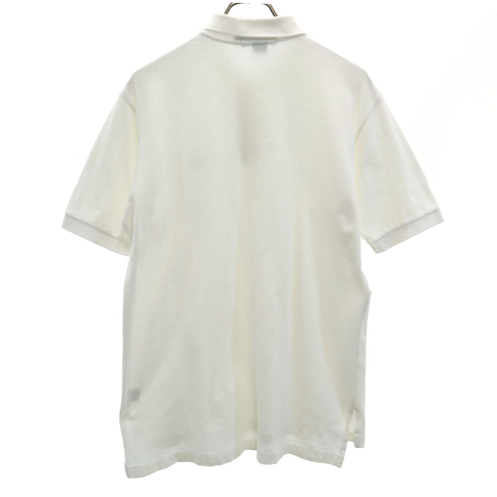 ポロバイラルフローレン 半袖 ポロシャツ S ホワイト Polo by Ralph Lauren 鹿の子 メンズ