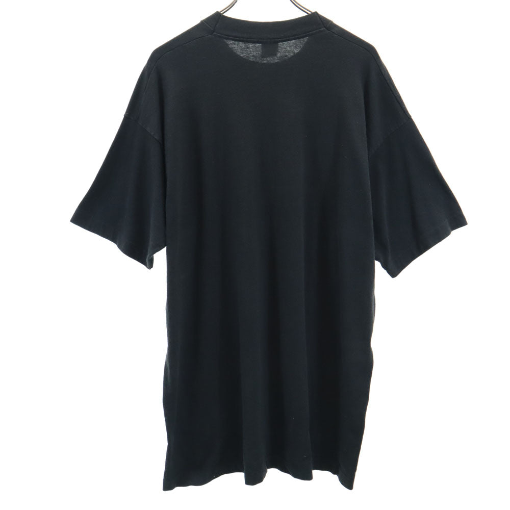 フルーツオブザルーム 90s USA製 オールド 半袖 Tシャツ XL 黒 FRUIT OF THE LOOM メンズ
