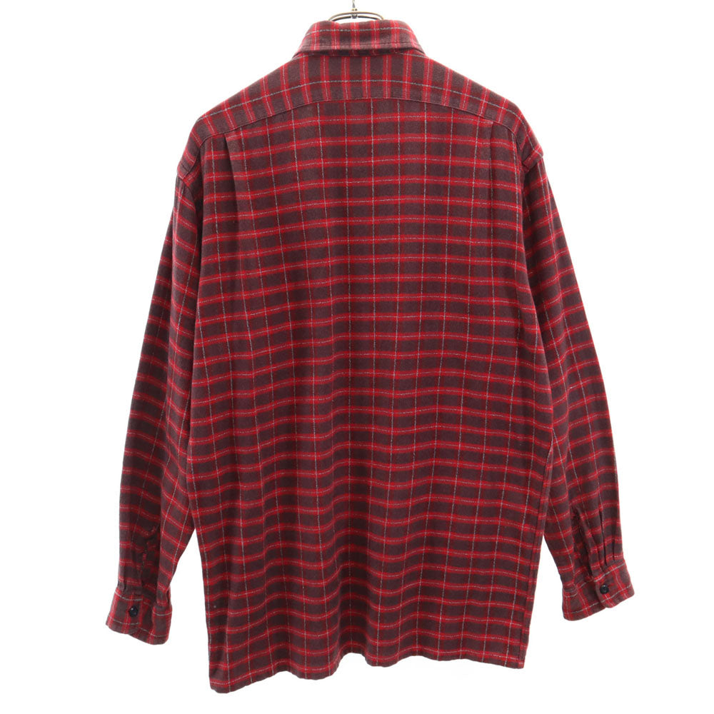 RRL ダブルアールエル 90s 赤3星 初期タグ オールド 長袖 チェックシャツ S レッド系 ラルフローレン メンズ