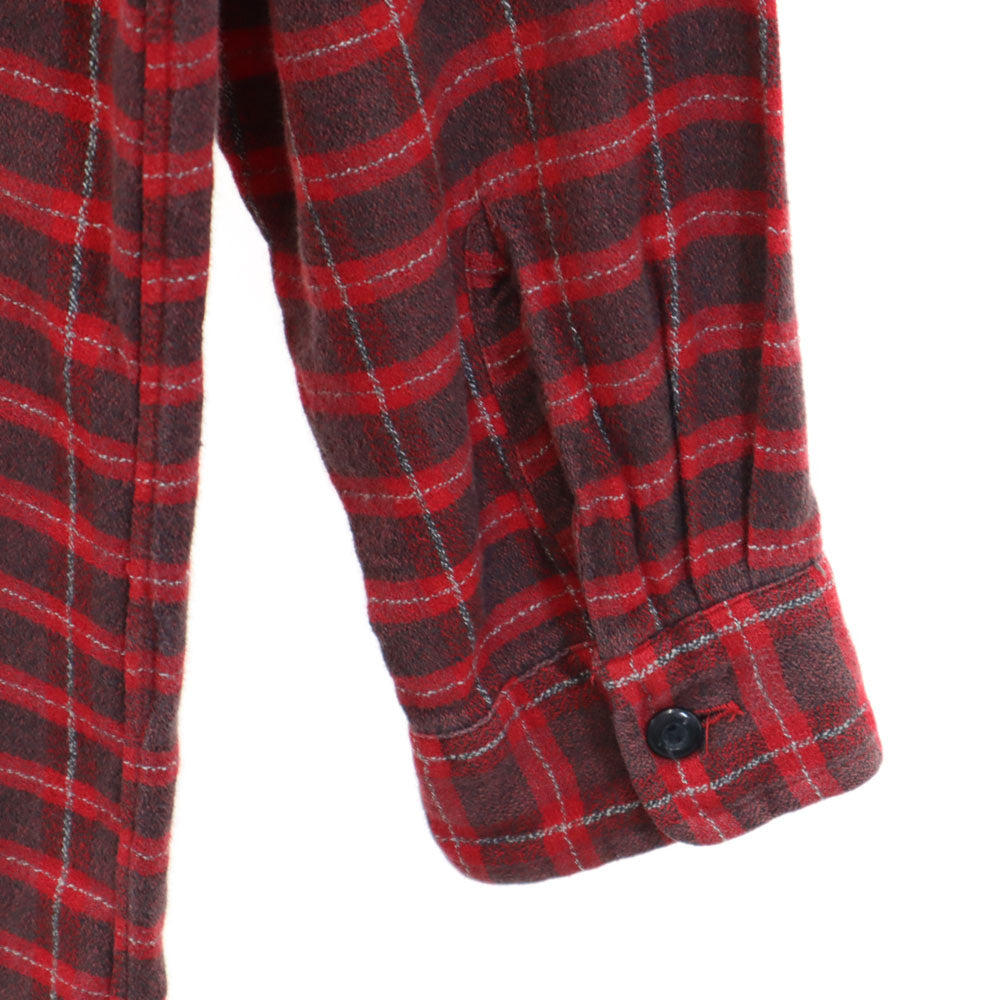 RRL ダブルアールエル 90s 赤3星 初期タグ オールド 長袖 チェックシャツ S レッド系 ラルフローレン メンズ