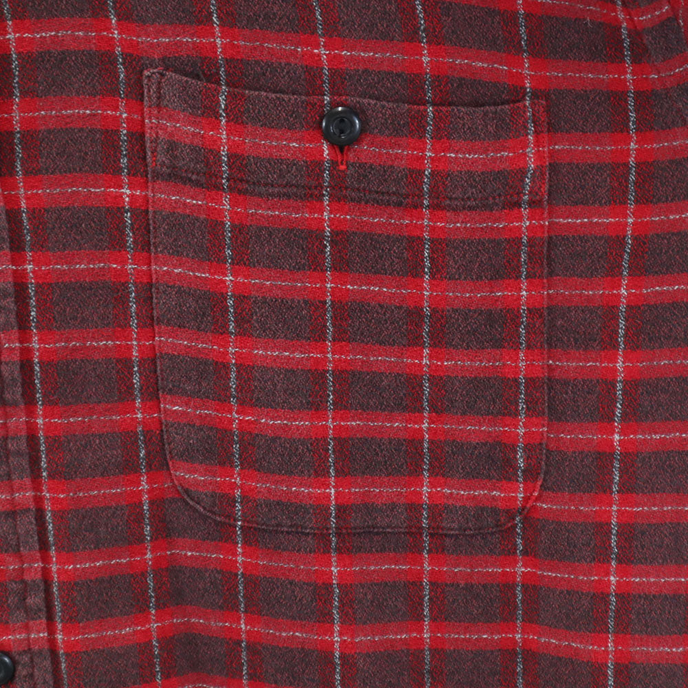 RRL ダブルアールエル 90s 赤3星 初期タグ オールド 長袖 チェックシャツ S レッド系 ラルフローレン メンズ