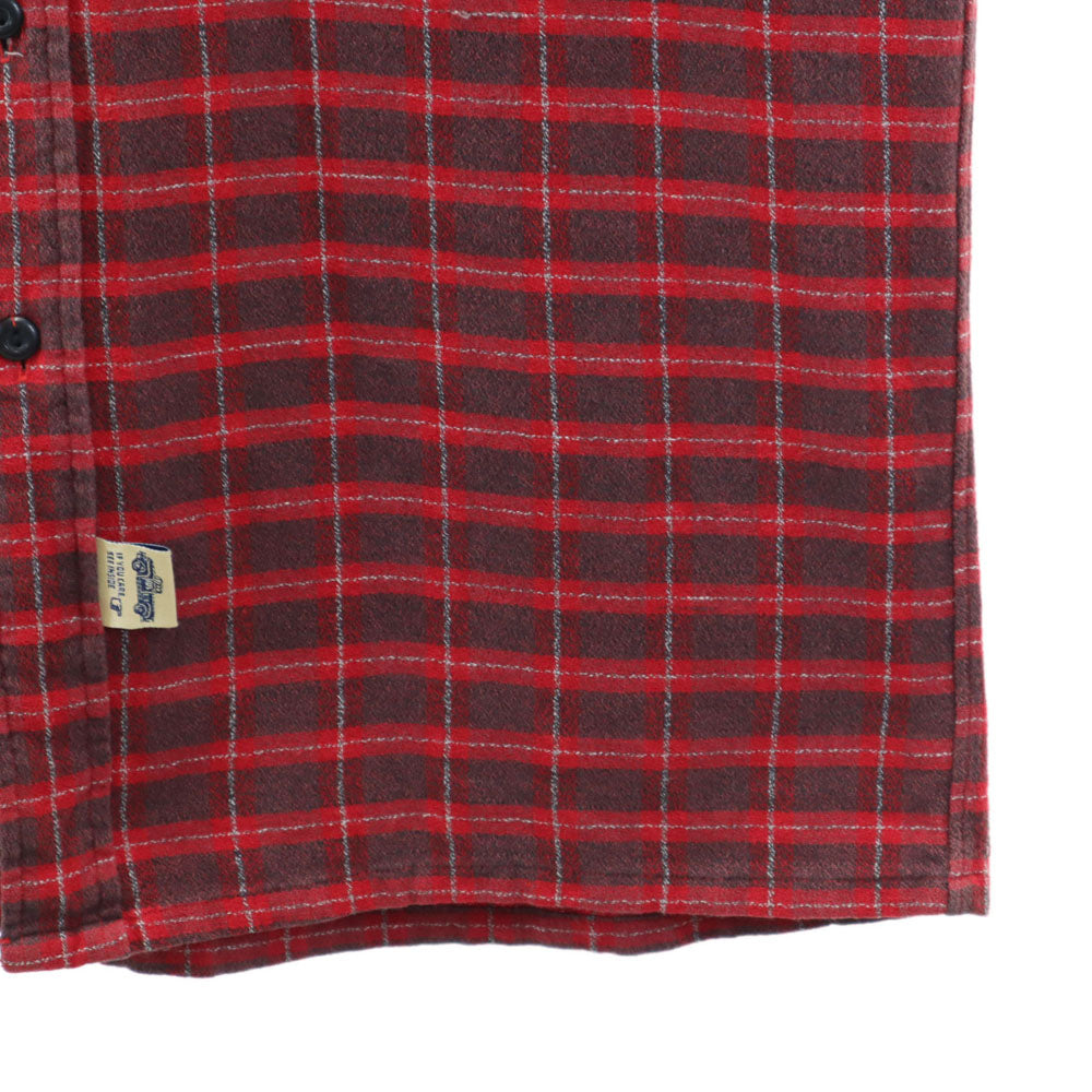 RRL ダブルアールエル 90s 赤3星 初期タグ オールド 長袖 チェックシャツ S レッド系 ラルフローレン メンズ