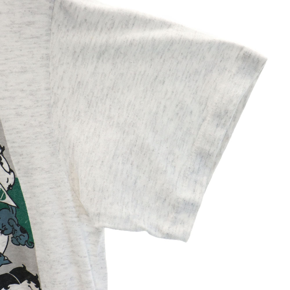 Changes チェンジーズ 90s USA製 オールド オークランド・アスレチックス ベティーブープ 半袖 Tシャツ M グレー BETTY BOOP MLB メンズ