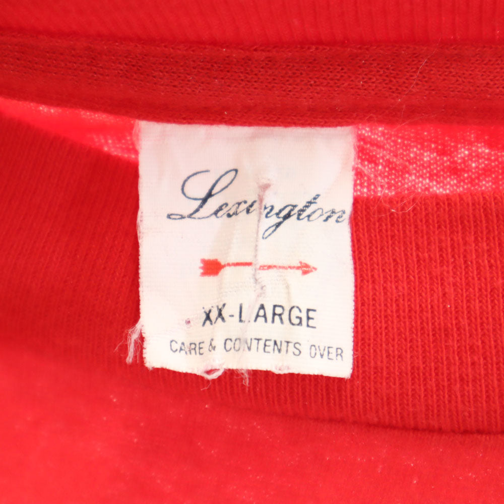 レキシントン 80s 90s オールド USA製 半袖 シングルステッチ Tシャツ XXL レッド Lexington ビッグサイズ メンズ