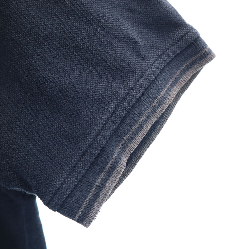 カーハート 半袖 ポロシャツ M ネイビー Carhartt 鹿の子 メンズ