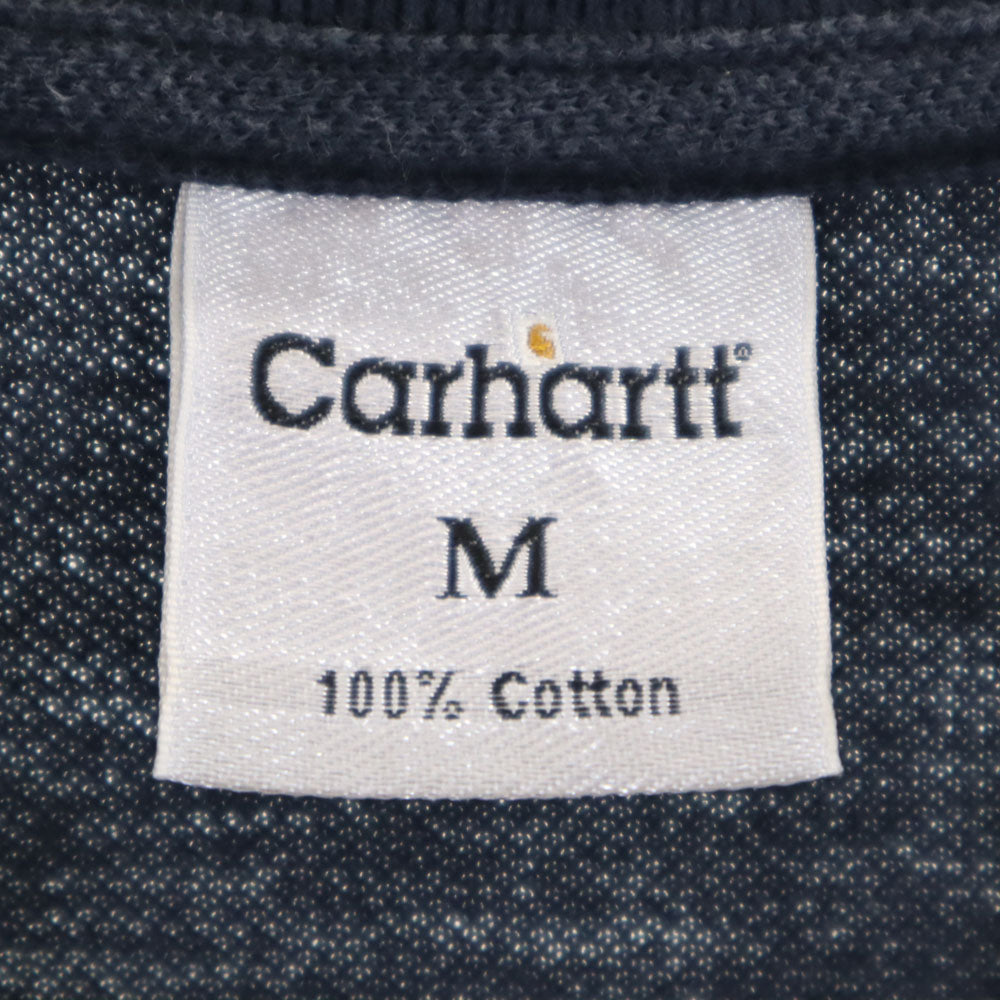 カーハート 半袖 ポロシャツ M ネイビー Carhartt 鹿の子 メンズ