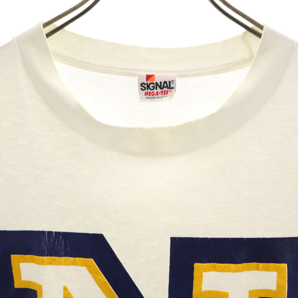 シグナル 90s USA製 オールド 半袖 Tシャツ XXL 白 SIGNAL ビックサイズ メンズ