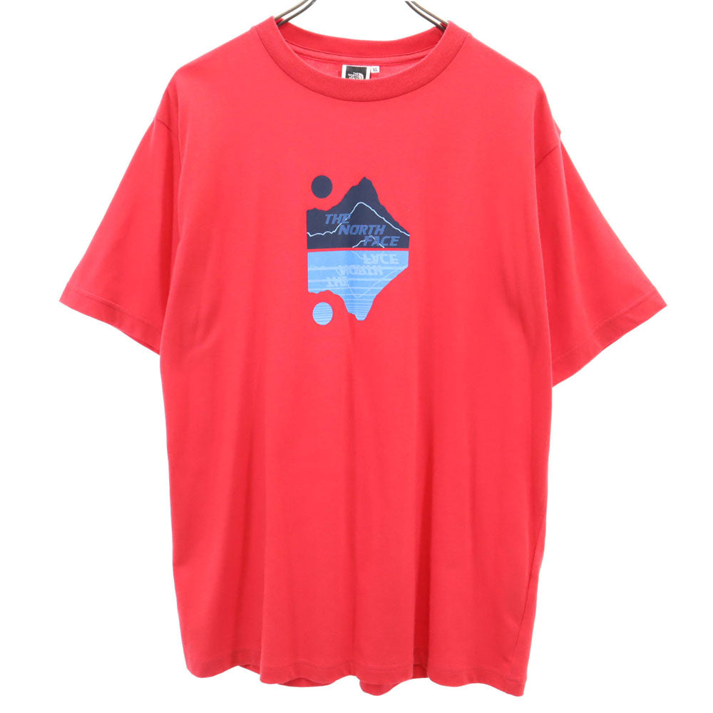 ノースフェイス NT32348 アウトドア 半袖 Tシャツ XL 赤 THE NORTH FACE TEK TEE メンズ