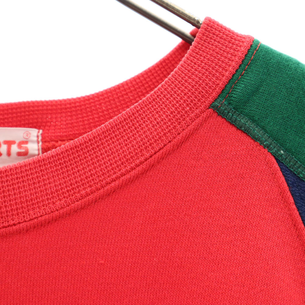 miki SPORTS ミキスポーツ 長袖 スウェット トレーナー M レッド ミキハウス レディース