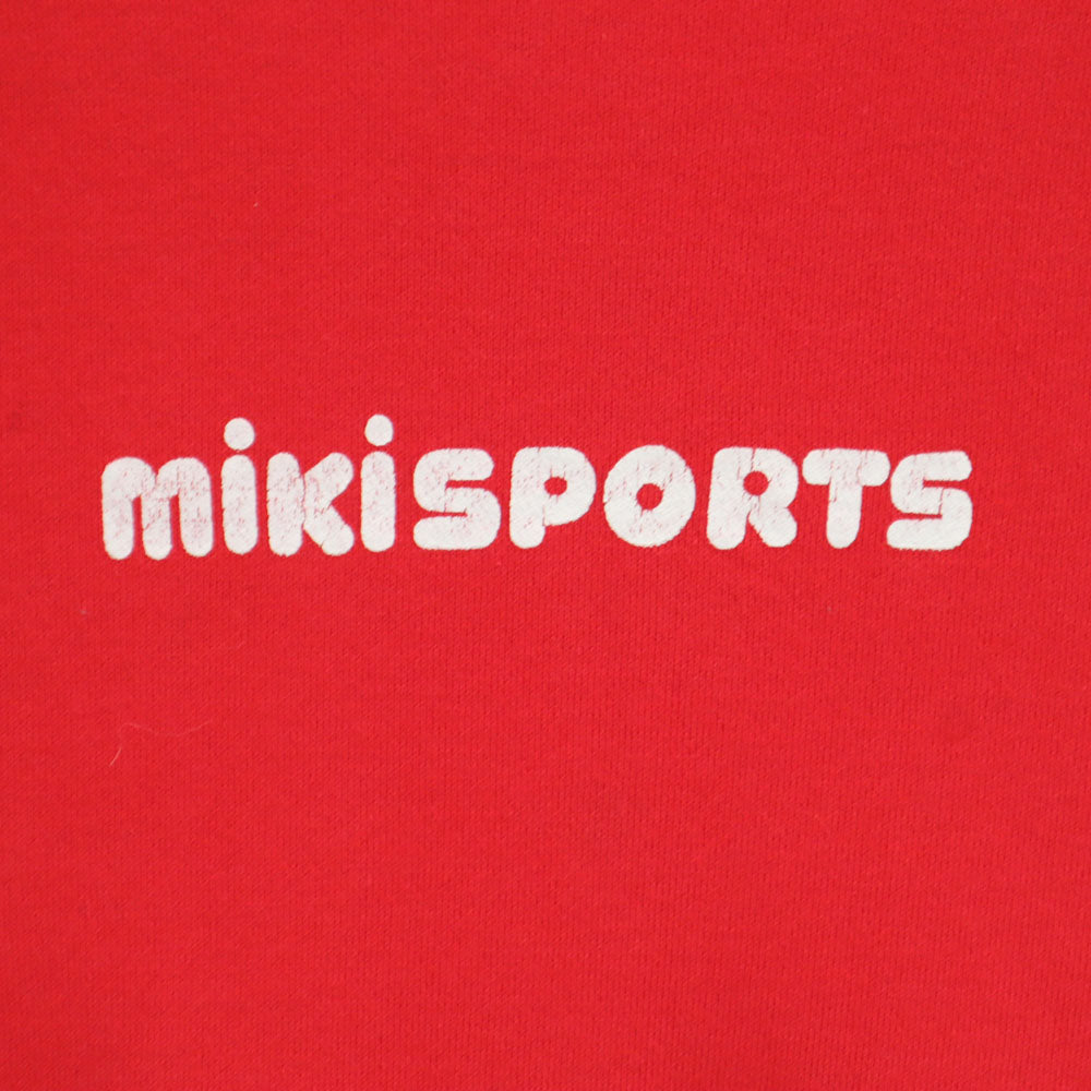miki SPORTS ミキスポーツ 長袖 スウェット トレーナー M レッド ミキハウス レディース