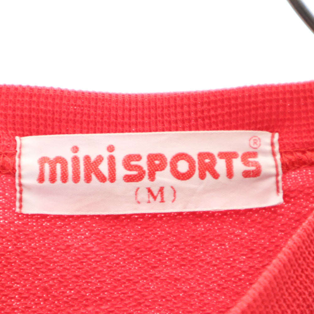 miki SPORTS ミキスポーツ 長袖 スウェット トレーナー M レッド ミキハウス レディース