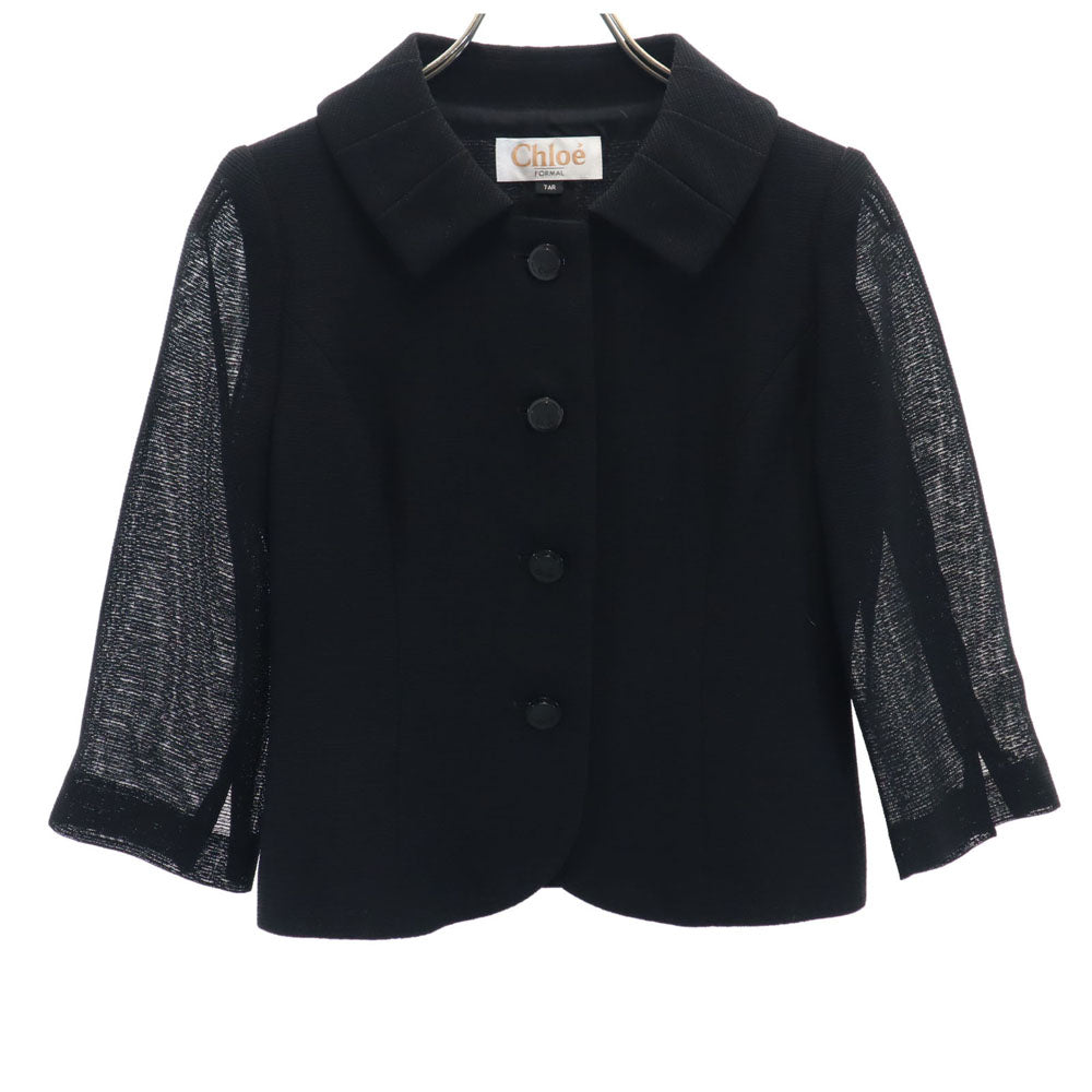 Chloe クロエ 日本製 スーツジャケット 7AR ブラック FORMAL レディース