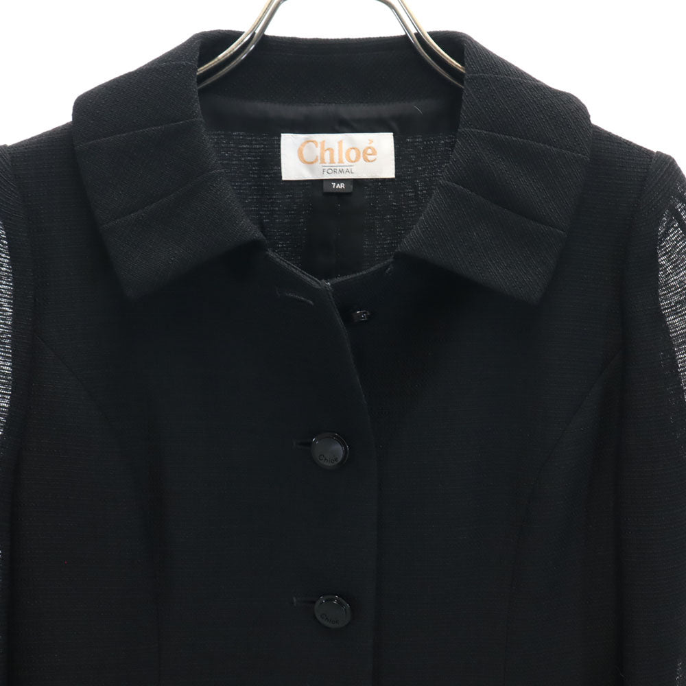 Chloe クロエ 日本製 スーツジャケット 7AR ブラック FORMAL レディース