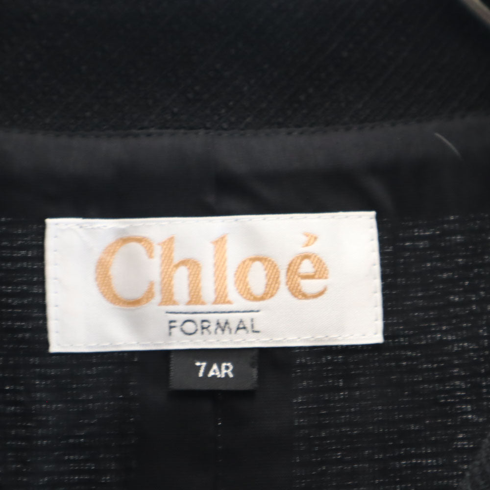 Chloe クロエ 日本製 スーツジャケット 7AR ブラック FORMAL レディース