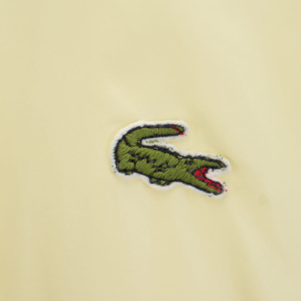 IZOD LACOSTE アイゾットラコステ 70s 青円タグ ヴィンテージ ナイロンジャケット XL アイボリー系 メンズ