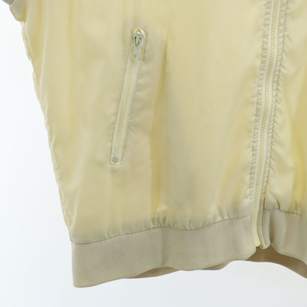 IZOD LACOSTE アイゾットラコステ 70s 青円タグ ヴィンテージ ナイロンジャケット XL アイボリー系 メンズ