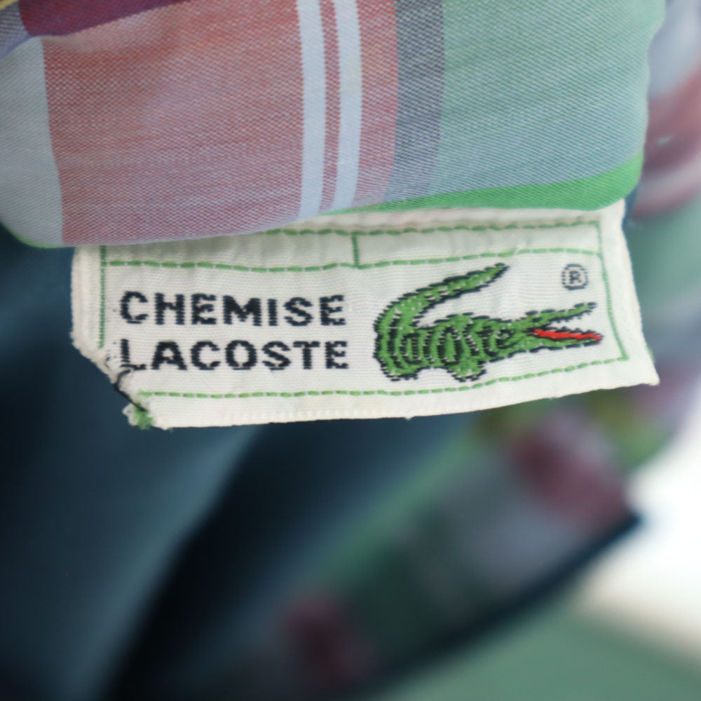 CHEMISE LACOSTE シュミーズラコステ チェック柄 ブルゾン グリーン 他 ジャケット メンズ