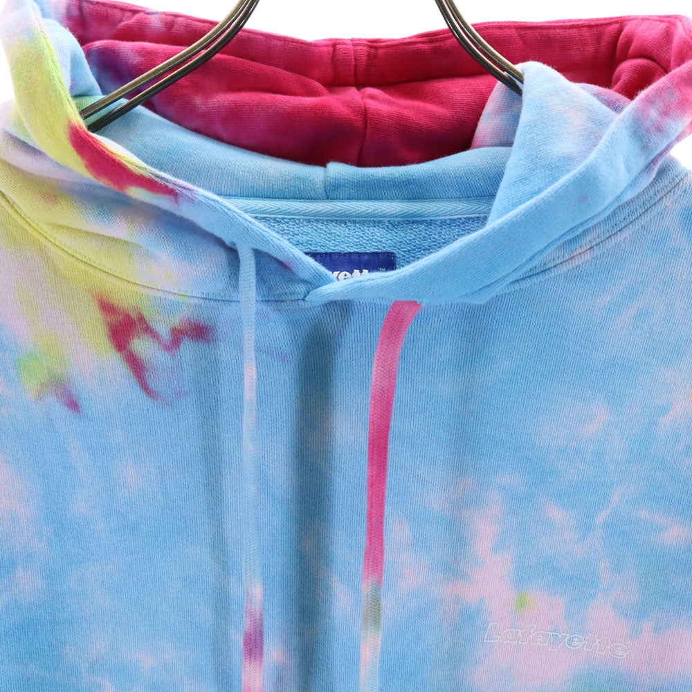 Lafayette ラファイエット タイダイ柄 長袖 スウェットパーカー M 水色 他 メンズ