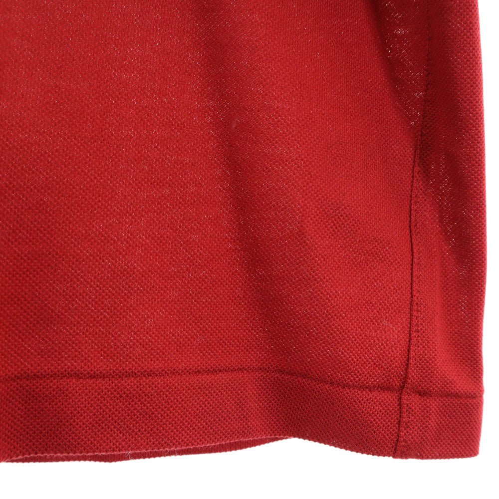 未使用 クリスチャンディオール 90s オールド デッドストック 長袖 鹿の子 シャツ L レッド 他 Christian Dior SPORTS メンズ