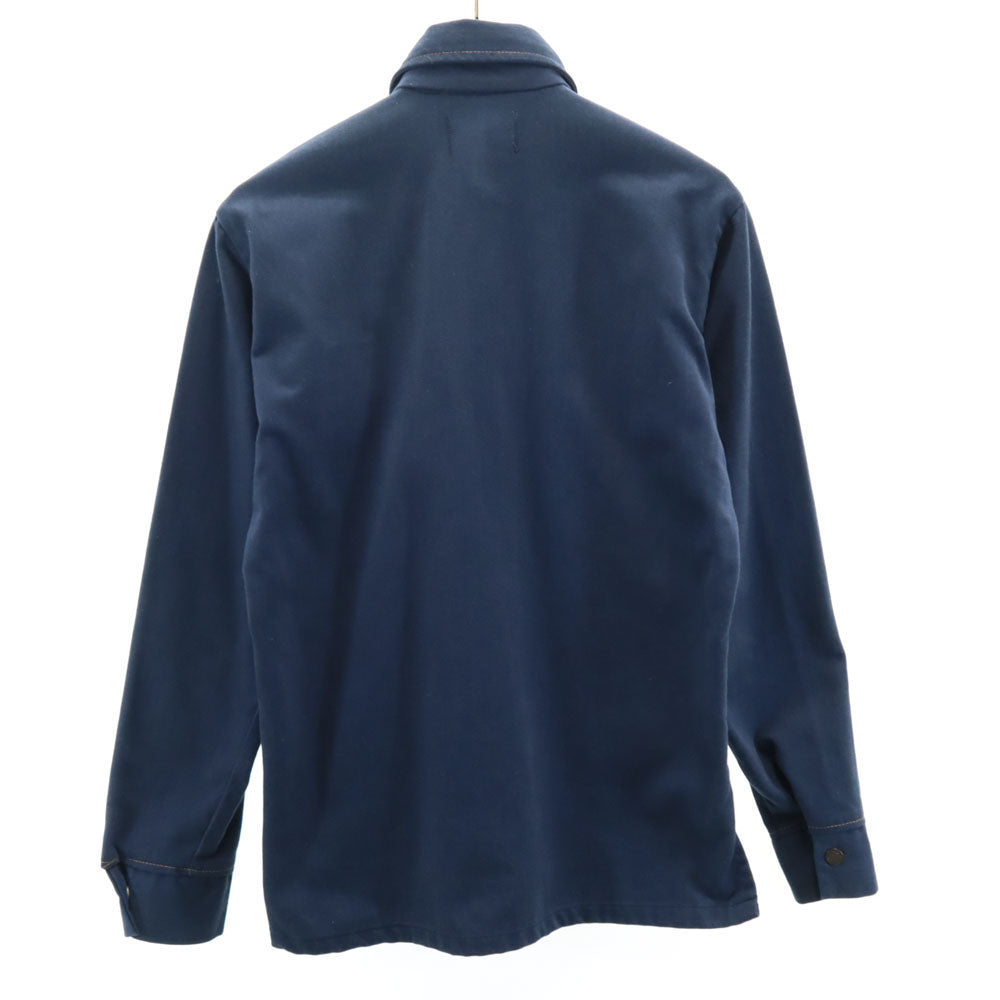 Sears シアーズ 70s ヴィンテージ 長袖 ウエスタンシャツ S ネイビー KINGSROAD メンズ