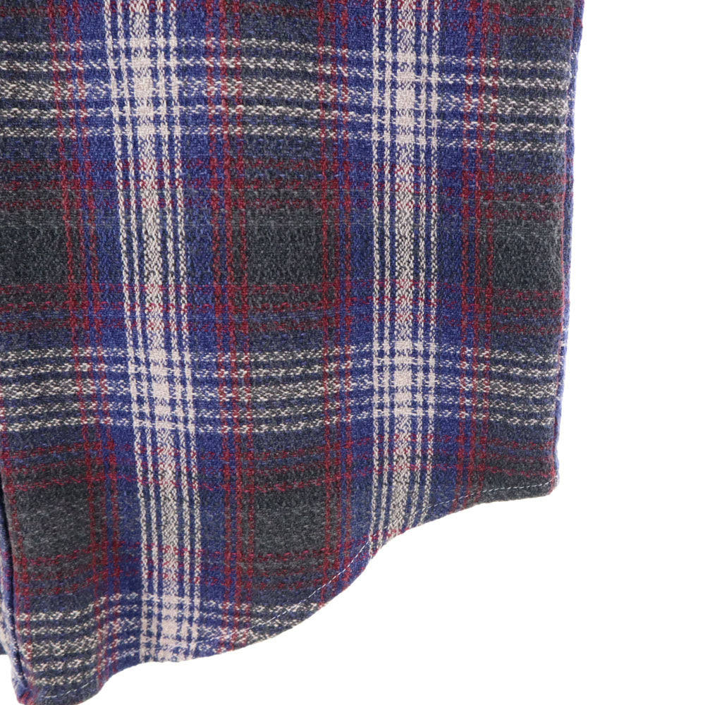 ダブルアールエル 90s 初期タグ 赤3星 オールド 長袖 チェックシャツ L ネイビー 他 RRL RALPH LAUREN ラルフローレン メンズ