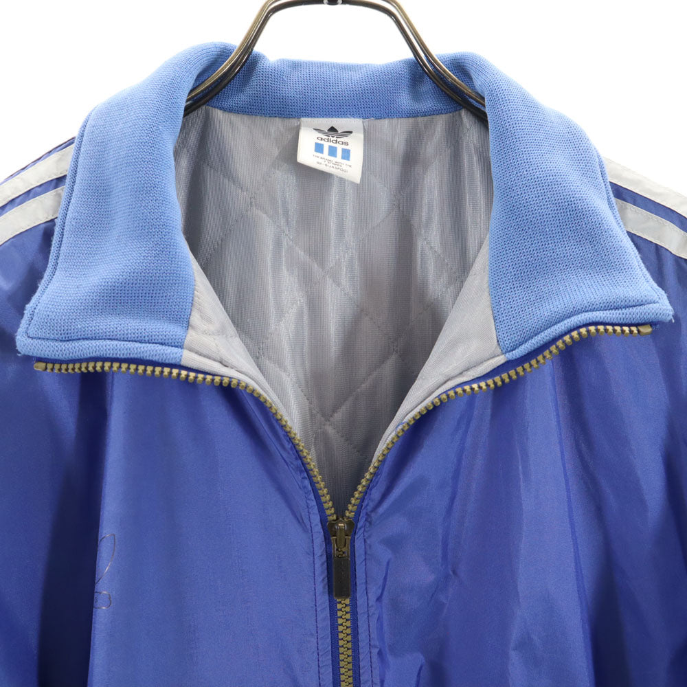 adidas アディダス 80s デサント製 ヴィンテージ 中綿ジャケット O 青紫系 メンズ