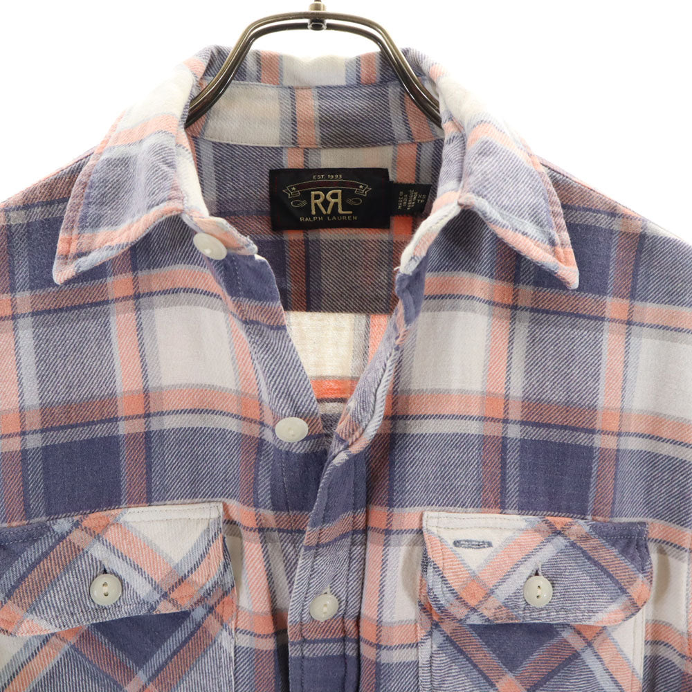 RRL ダブルアールエル チェック柄 長袖 シャツ XS RALPH LAUREN メンズ