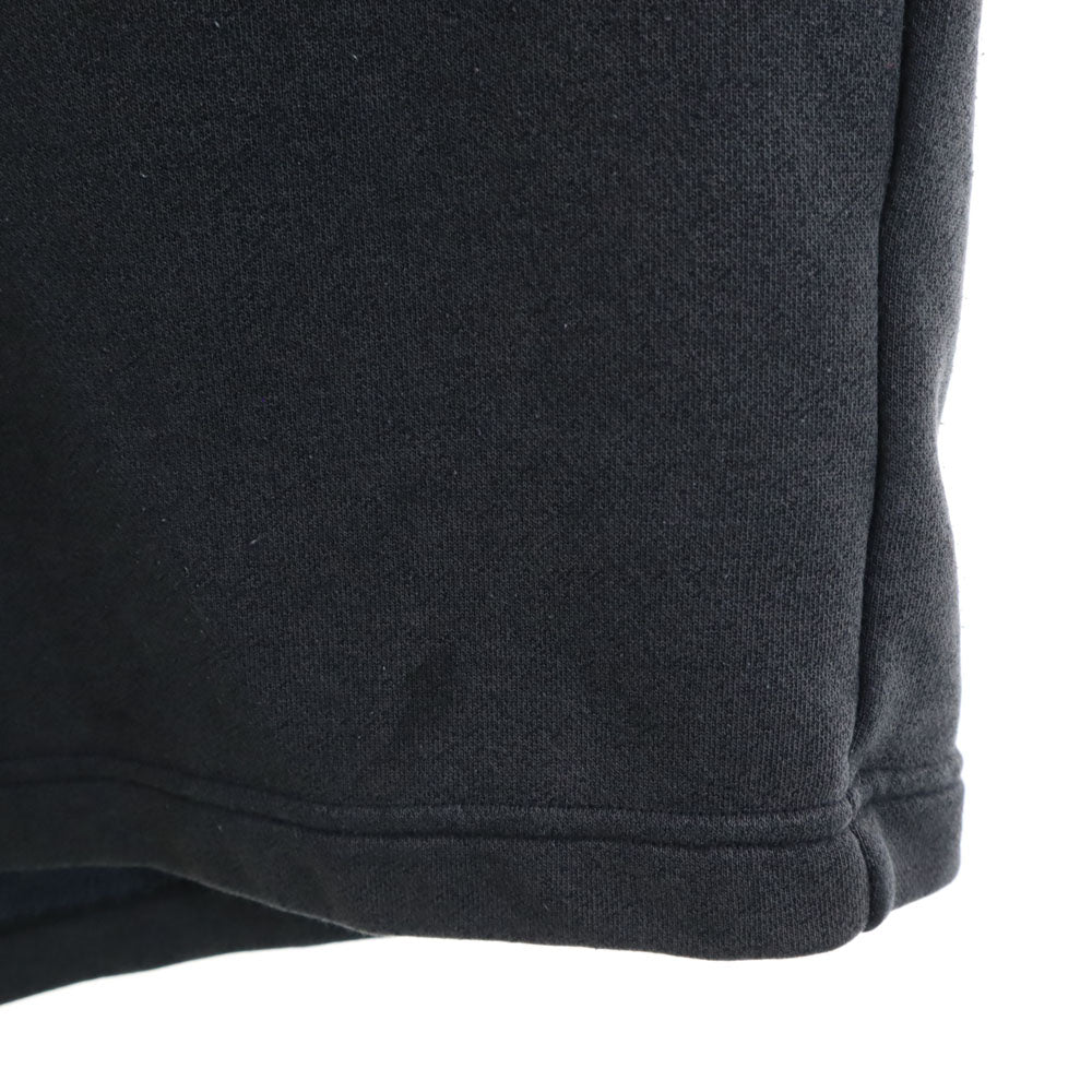 adidas アディダス 80s 日本製 デサント製 ヴィンテージ 長袖 ハイネック スウェット トレーナー M-L 黒 メンズ