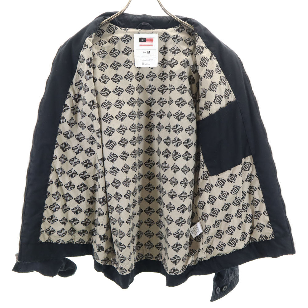 HUF ハフ ジップジャケット M 黒 メンズ