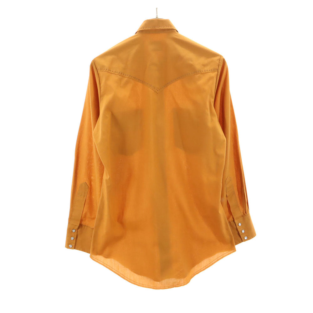 TUP BRAND 70s ヴィンテージ 長袖 ウエスタンシャツ キャメル メンズ