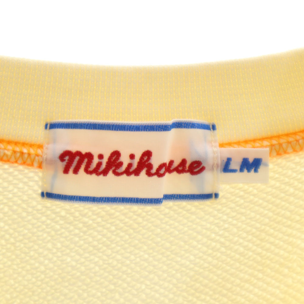 mikihouse ミキハウス 日本製 長袖 スウェット トレーナー LM イエロー系 メンズ
