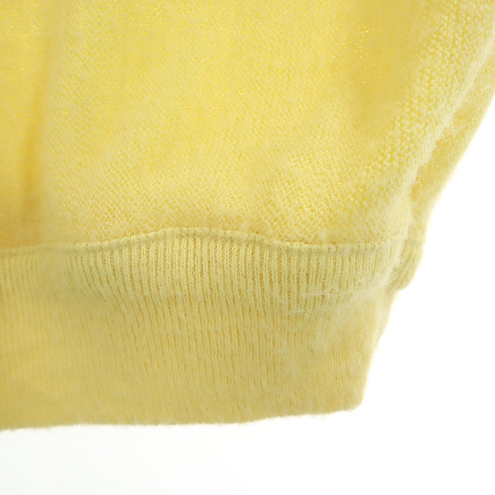 IZOD LACOSTE アイゾッドラコステ 90s USA製 オールド 長袖 Vネック セーター L イエロー ニット メンズ