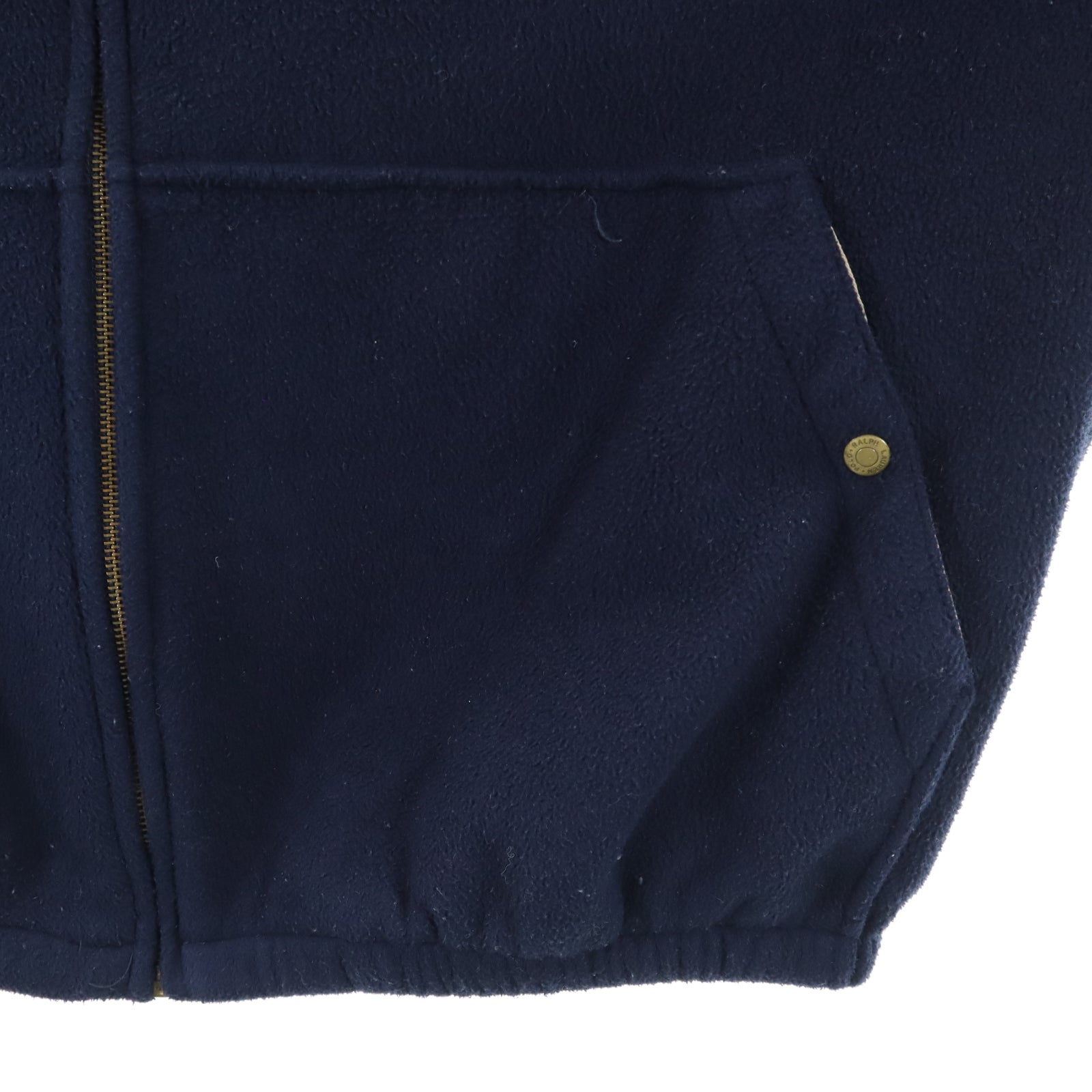 Polo by Ralph Lauren ポロバイラルフローレン 90s USA製 オールド スウィングトップ フリースジャケット XXL ネイビー ボア メンズ