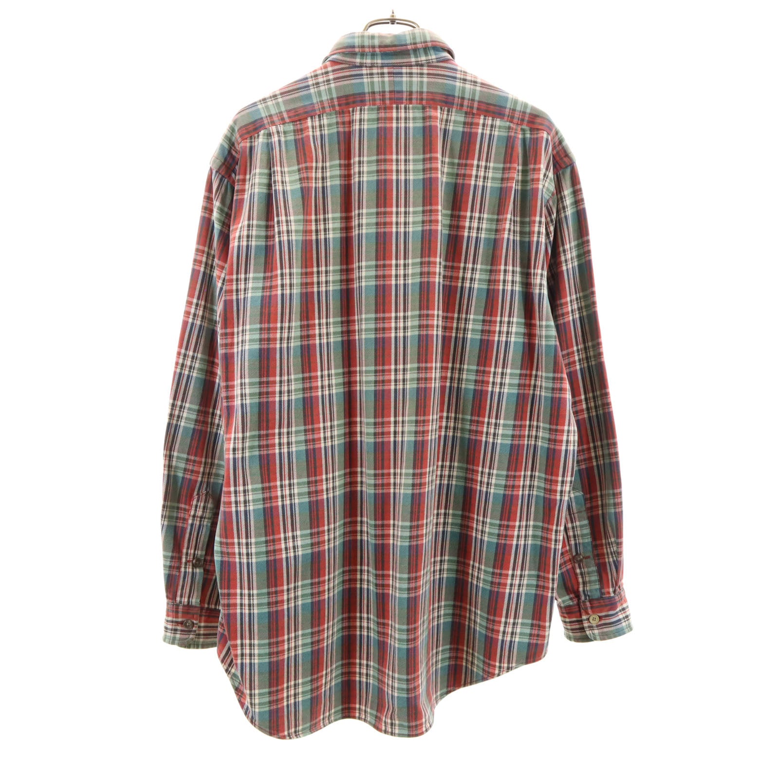 ポロカントリーラルフローレン 80s 90s オールド 長袖 チェックシャツ L レッド 他 メンズ