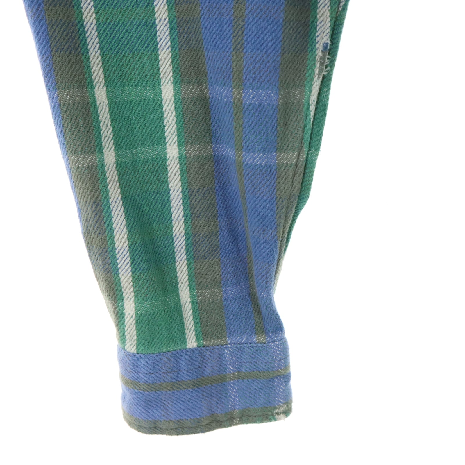 RRL ダブルアールエル 90s 初期タグ 赤3星 オールド チェック柄 長袖 ツイル ワークシャツ L グリーン 他 RALPH LAUREN ラルフローレン メンズ