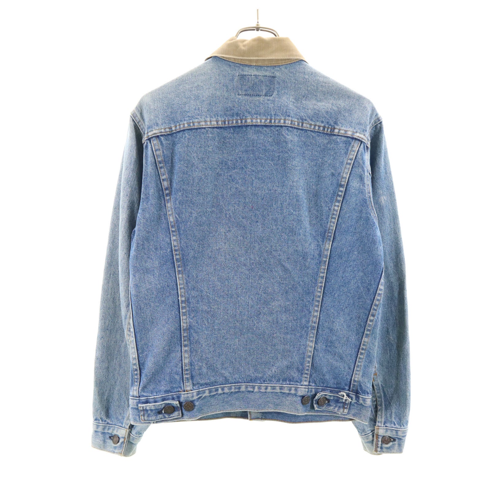 Levi's リーバイス 80s 70904 USA製 オレンジタブ デニムジャケット 36 ブルー ジージャン 襟コーデュロイ メンズ