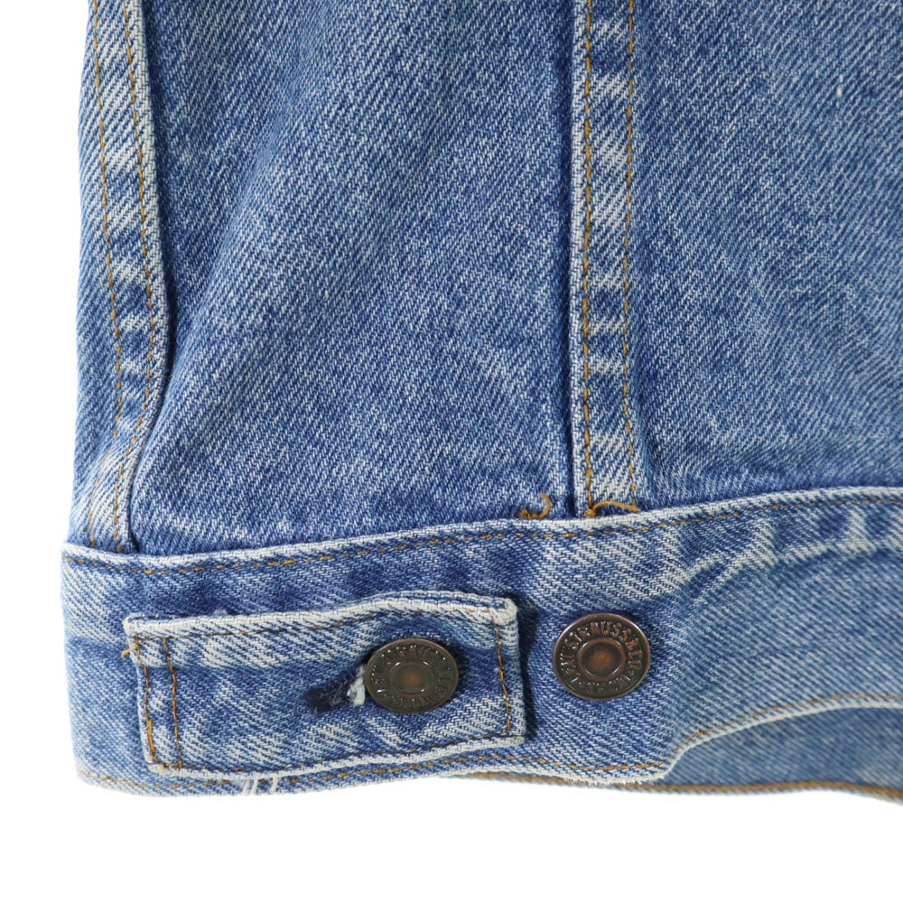 Levi's リーバイス 80s 70904 USA製 オレンジタブ デニムジャケット 36 ブルー ジージャン 襟コーデュロイ メンズ
