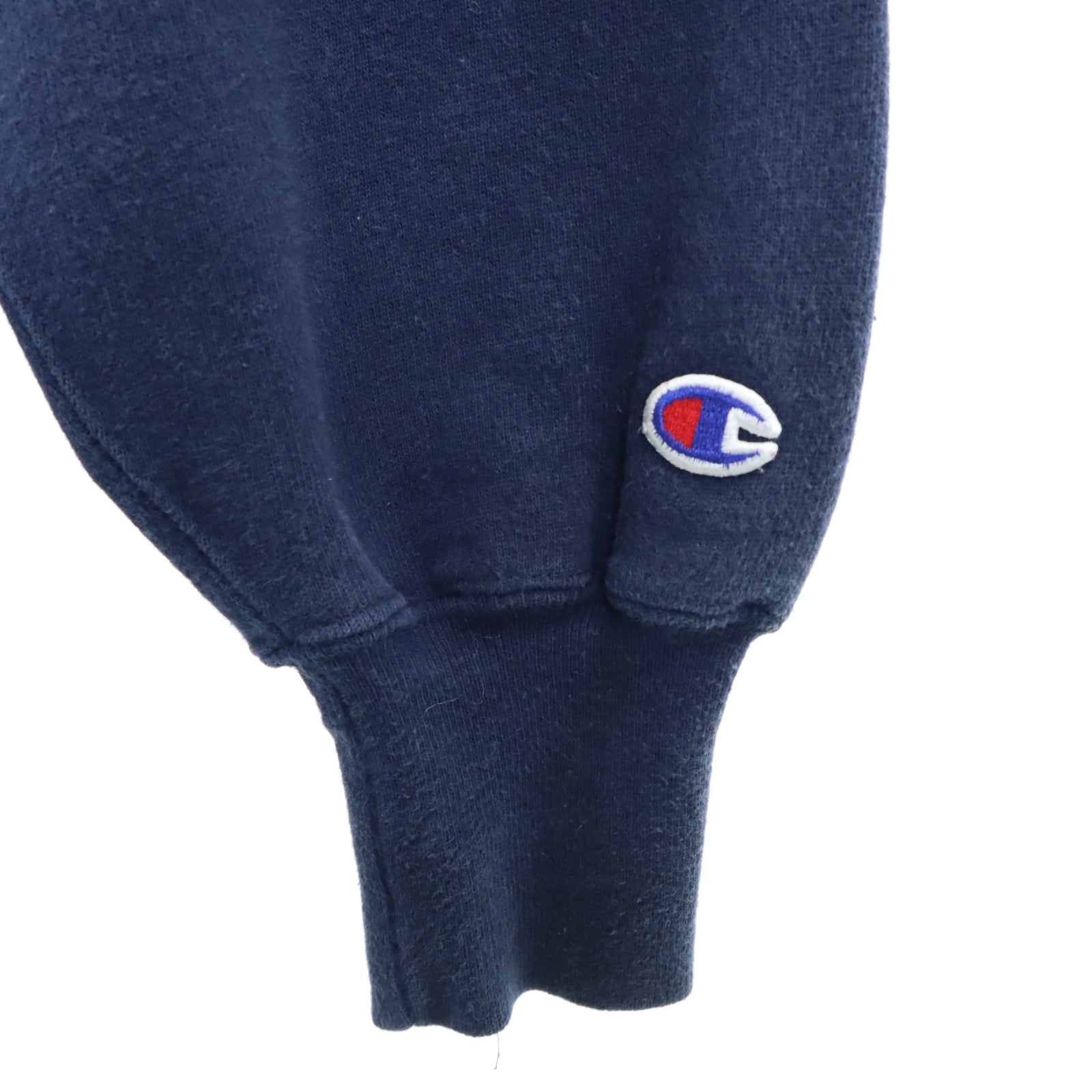Champion チャンピオン 90s USA製 オールド 刺繍タグ カレッジ 長袖 リバースウィーブ スウェット トレーナー XL ネイビー 裏起毛 ZTA メンズ