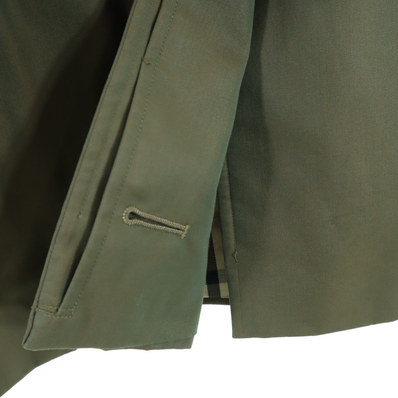 Burberrys バーバリーズ 90s オールド ステンカラー ジャケット 7AB2 玉虫色 レディース